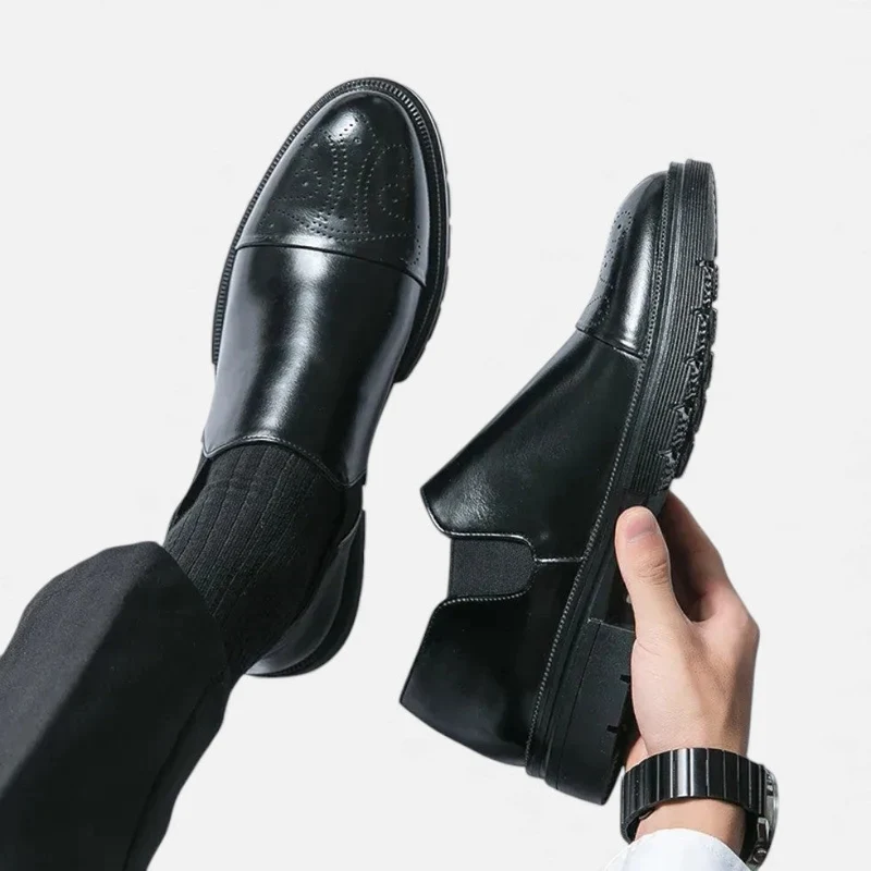 Elegante Slip On Lederschuhe für Herren
