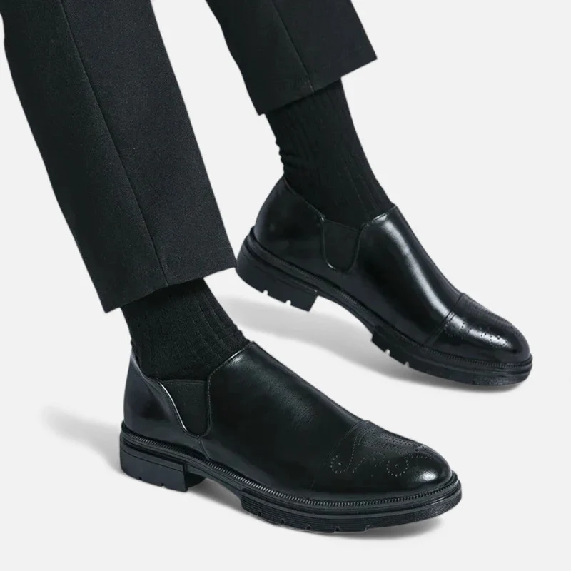Elegante Slip On Lederschuhe für Herren