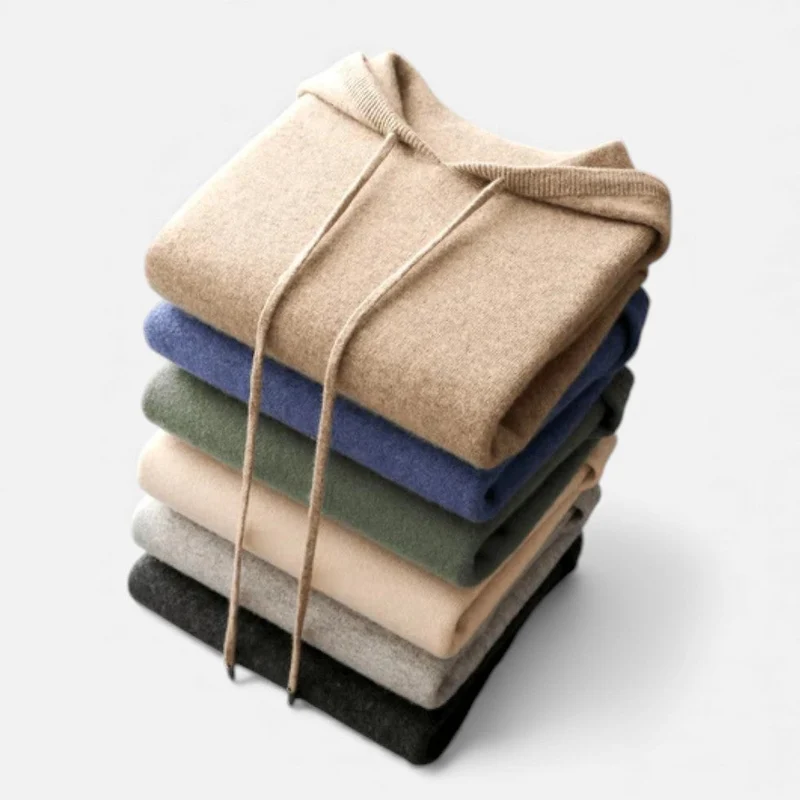 Damen Kaschmir Kapuzenpullover