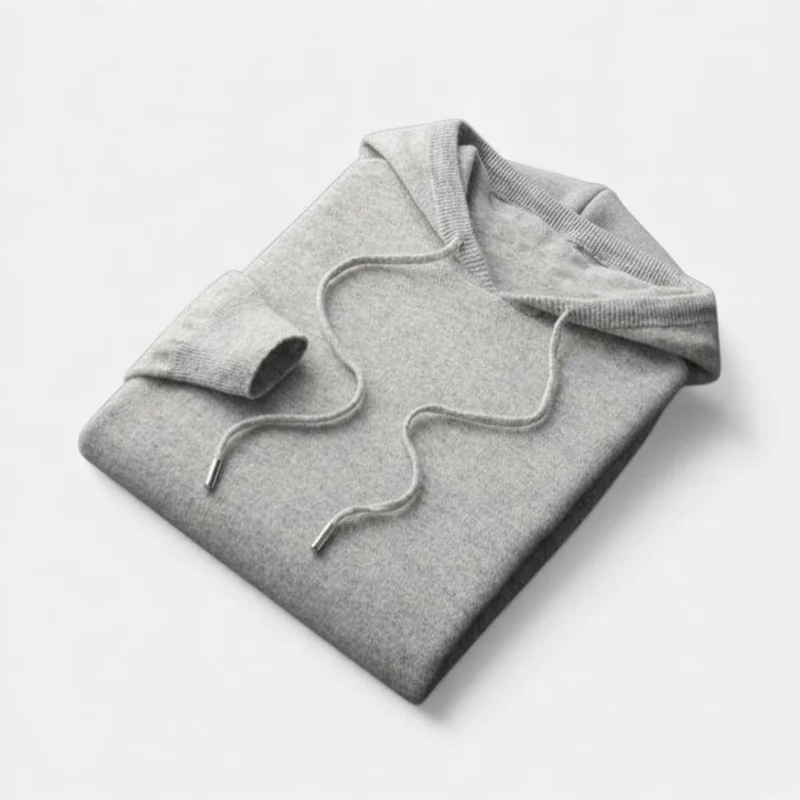 Damen Kaschmir Kapuzenpullover