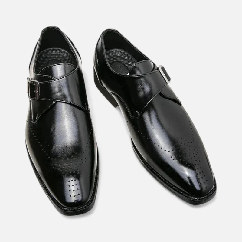 Herren Businessschuhe mit Schnalle