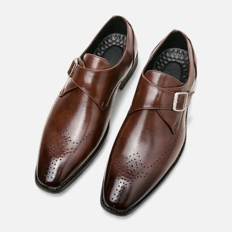 Herren Businessschuhe mit Schnalle