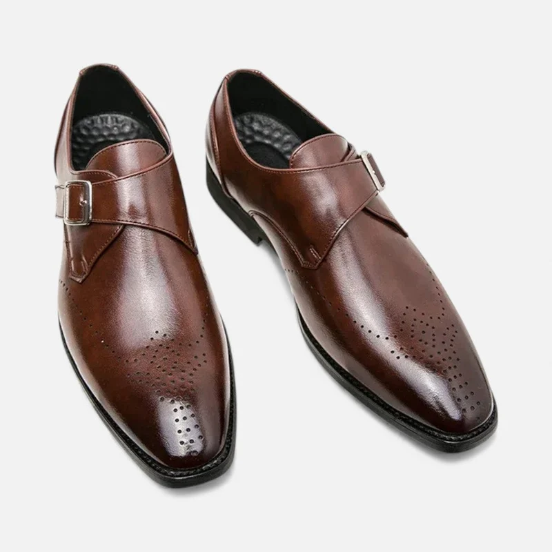 Herren Businessschuhe mit Schnalle