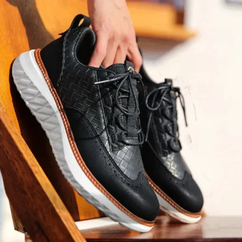 Herren Sneaker mit Strukturdesign