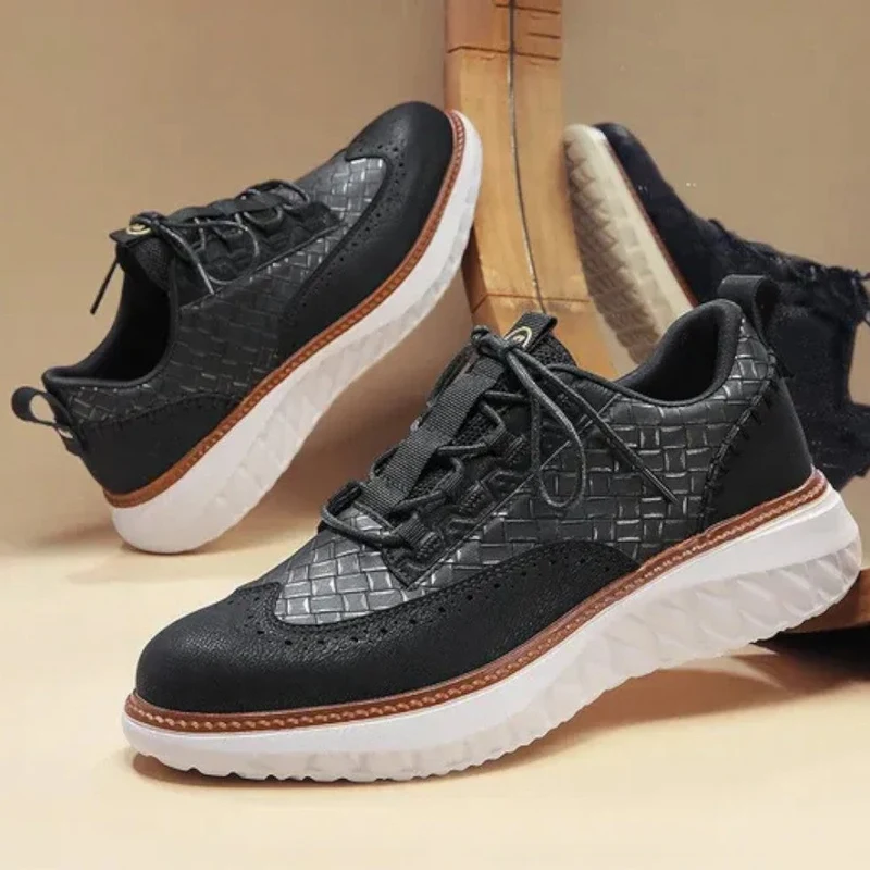 Herren Sneaker mit Strukturdesign