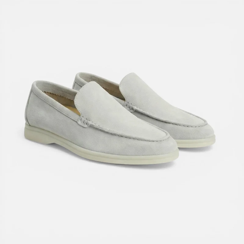 Herren Loafer Slip On Mokassin Wildlederoptik