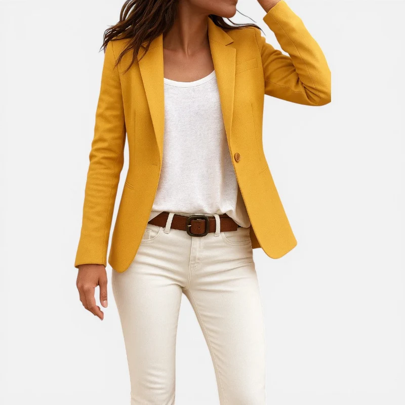 Blazer tailliert mit Reverskragen