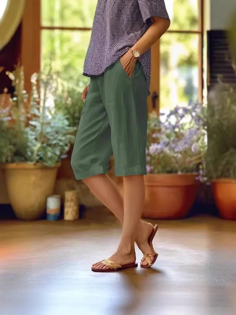 Dawn | Minimalistische Gerade Passform Shorts
