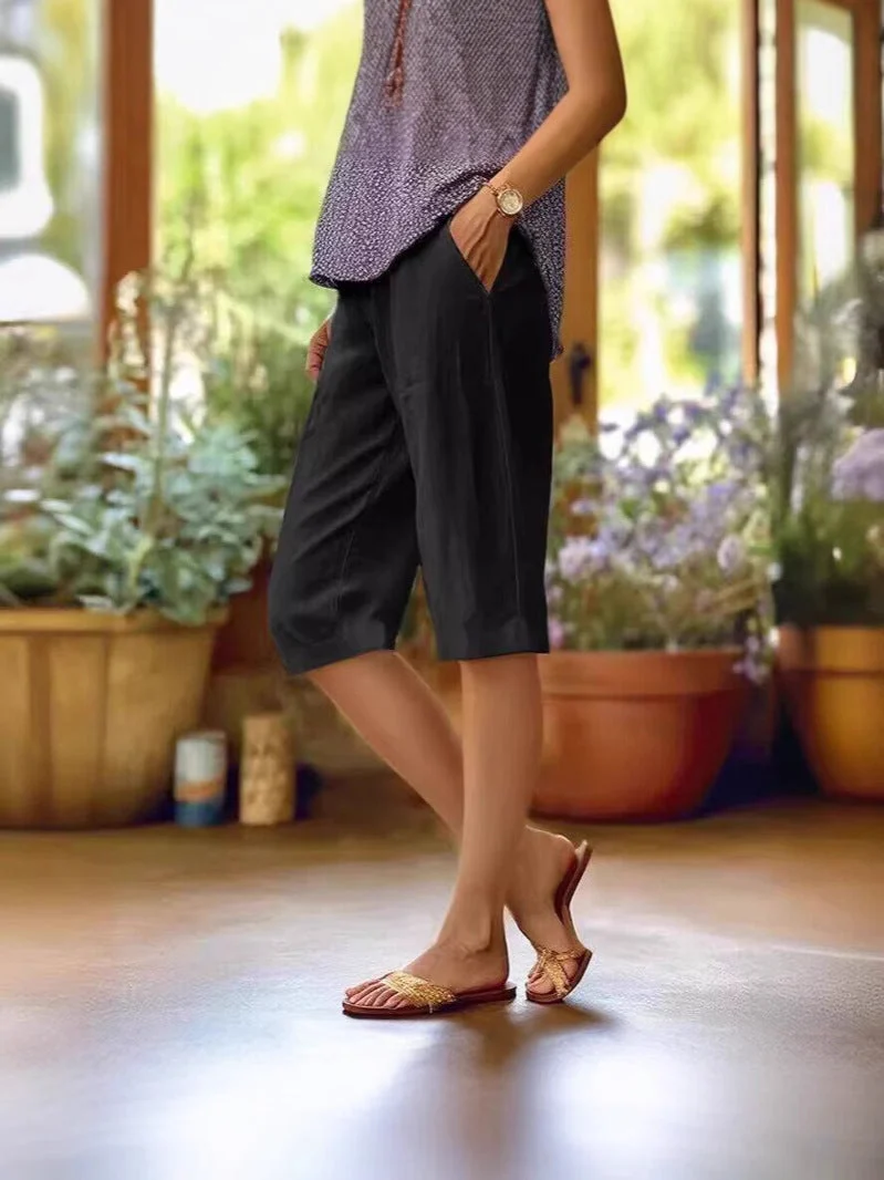 Dawn | Minimalistische Gerade Passform Shorts