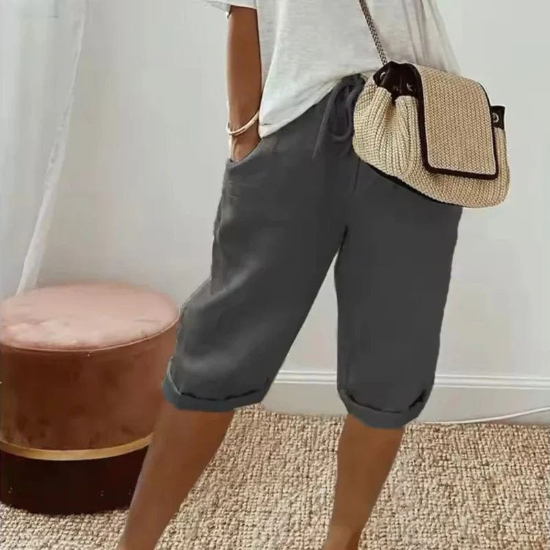Fenley | Leinen-Hosen mit Kordelzug