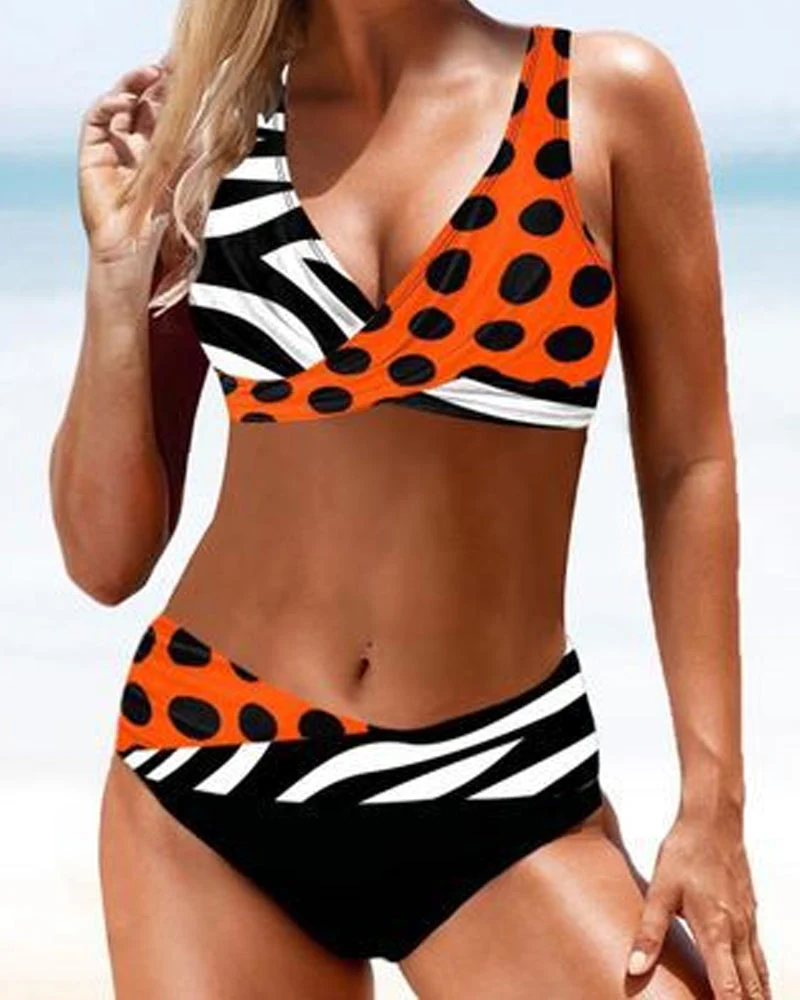 Eva - Farbenfroher, Fröhlicher Bikini