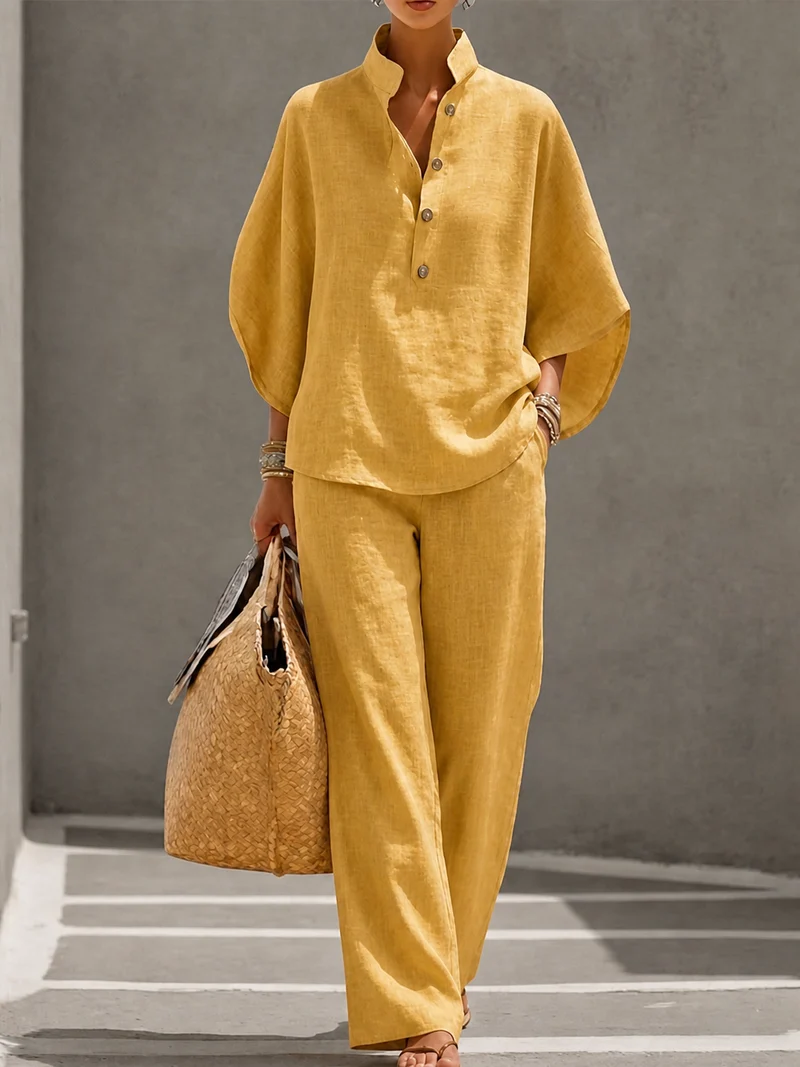 Arienne | Leinen Ensemble · Flüssigkeit & Natürliche Eleganz
