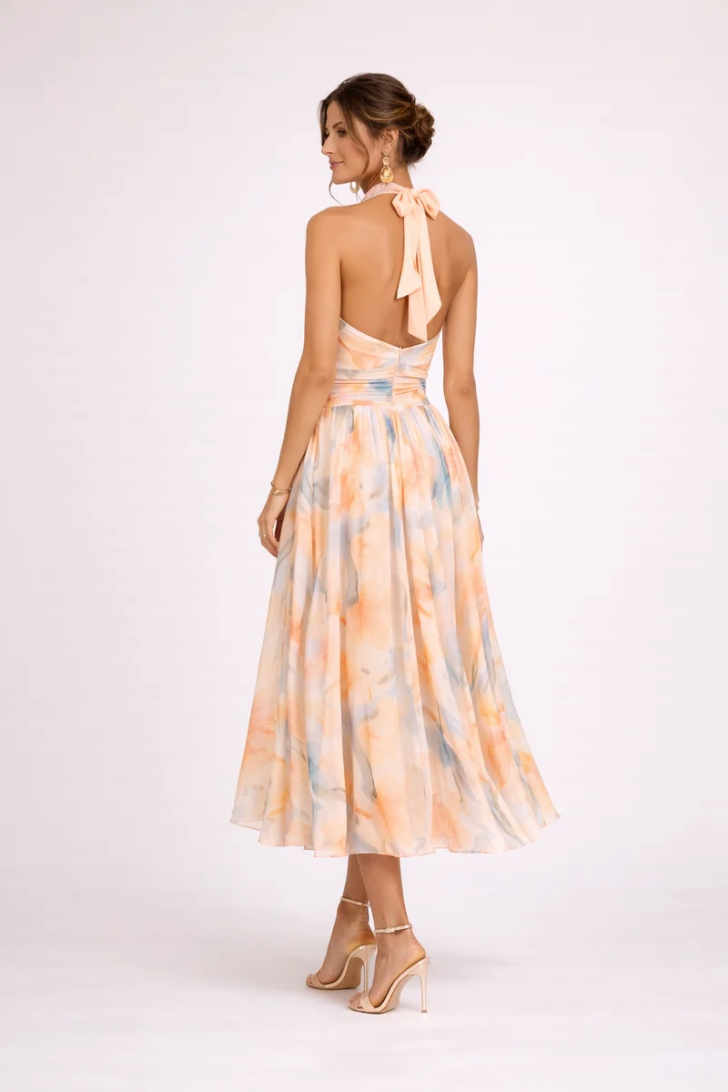 Tessi – Aquarell-Halterkleid