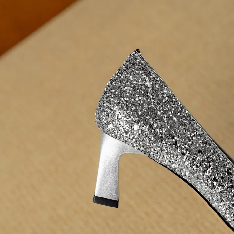 Katrien | Glitzer-Pumps