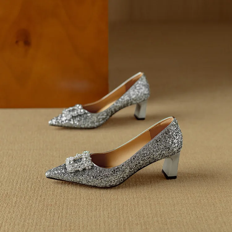 Katrien | Glitzer-Pumps