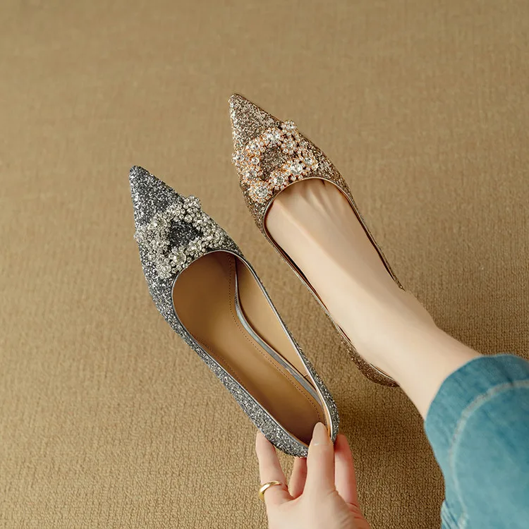 Katrien | Glitzer-Pumps
