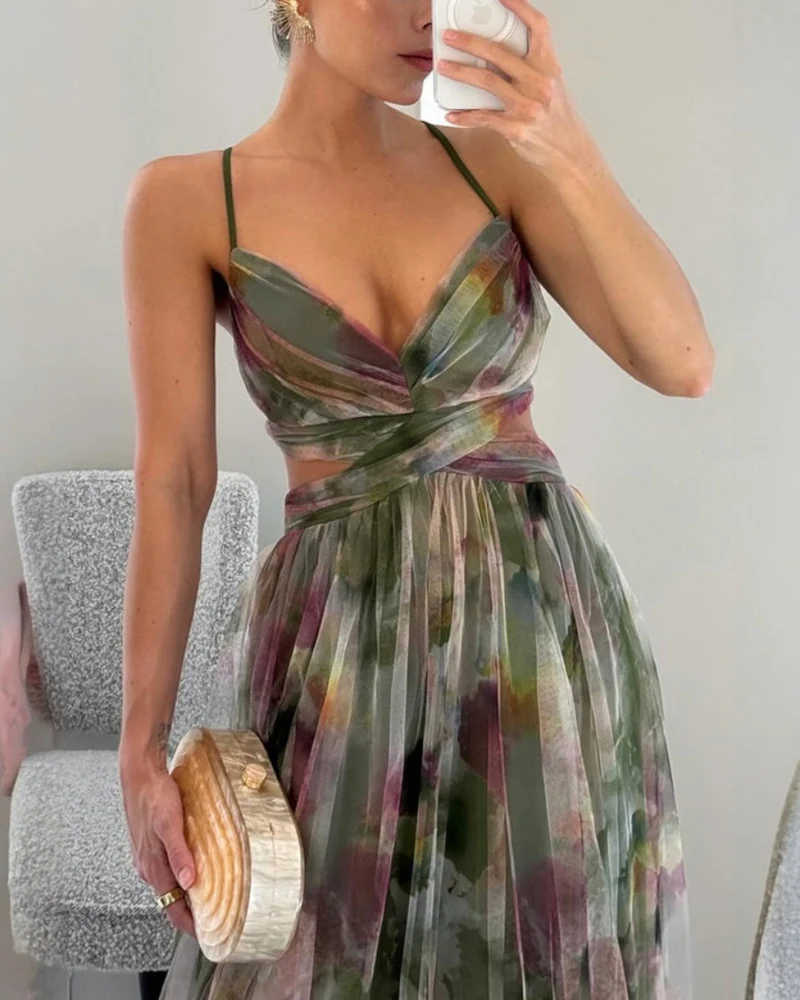 Mandy - Zauberhaftes Maxikleid mit Blumenprint