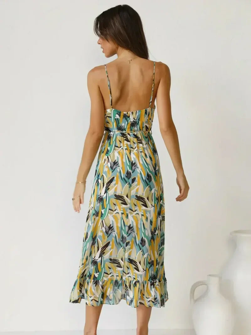 Jada | Buntes Midi-Kleid