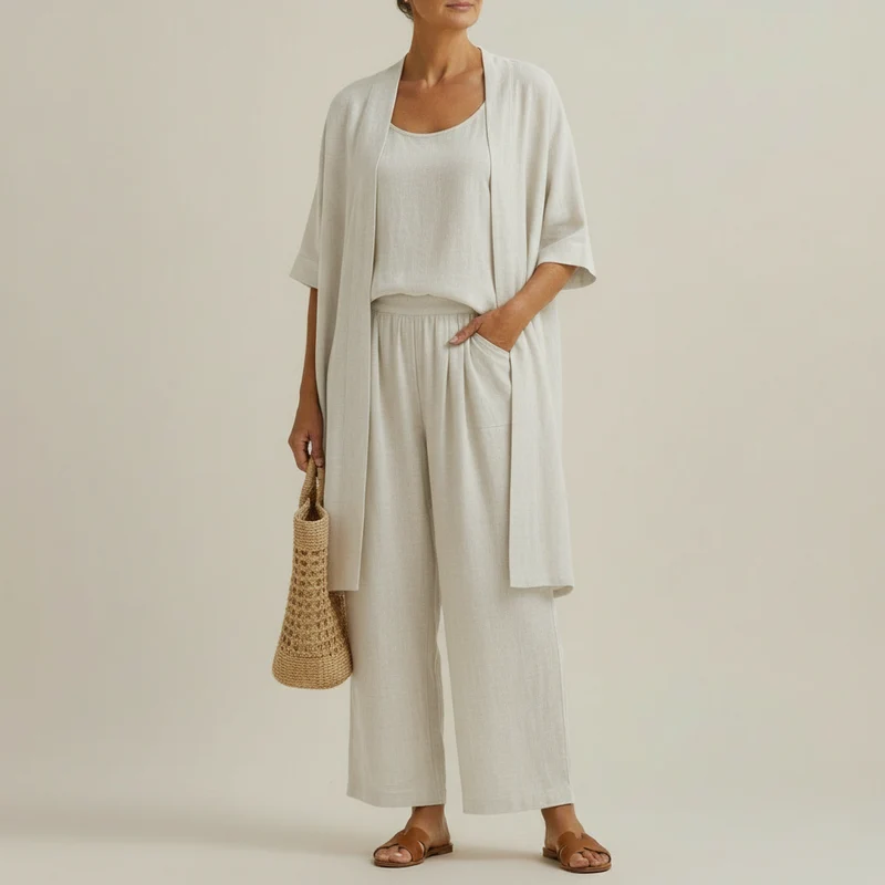 Ristna │ Minimalistisches dreiteiliges Set