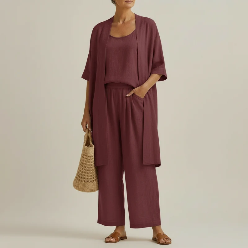 Ristna │ Minimalistisches dreiteiliges Set