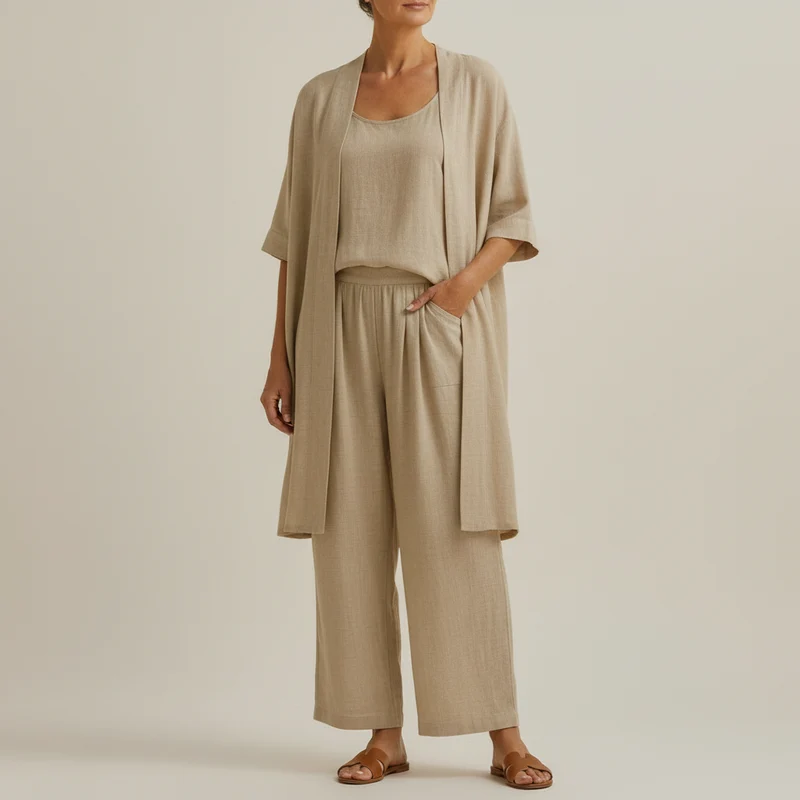 Ristna │ Minimalistisches dreiteiliges Set