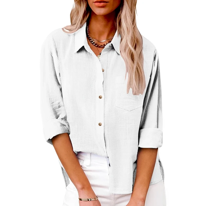 Kelly | Klassische Button-Down-Bluse