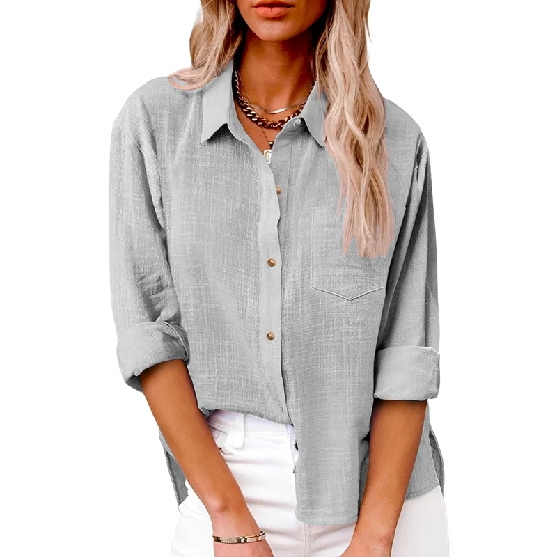 Kelly | Klassische Button-Down-Bluse