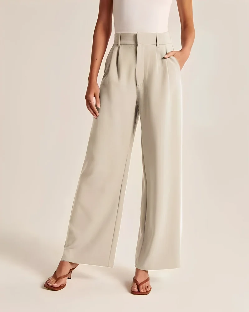 Ruela | Lässige Hose mit hohem Bund