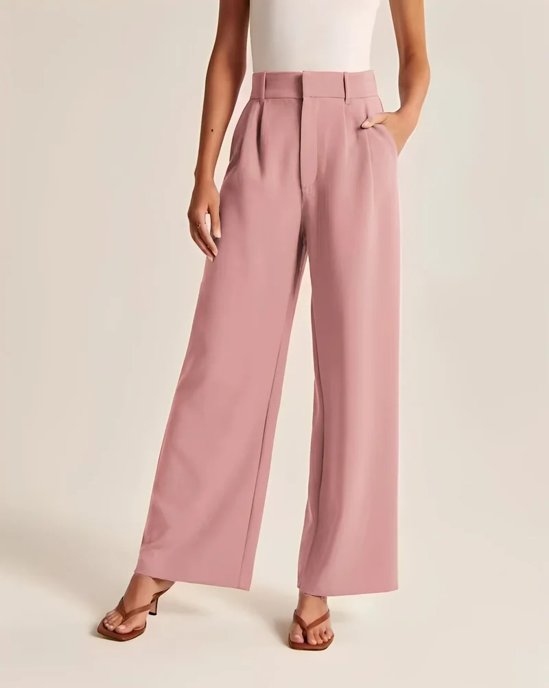 Ruela | Lässige Hose mit hohem Bund