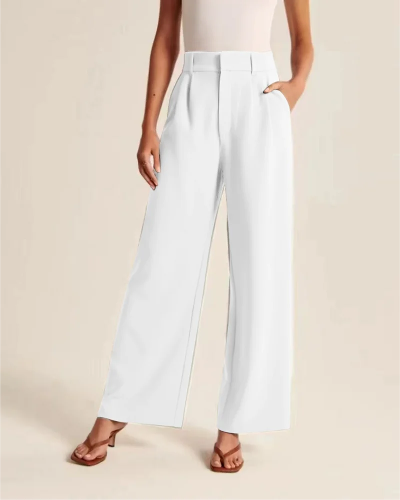 Ruela | Lässige Hose mit hohem Bund