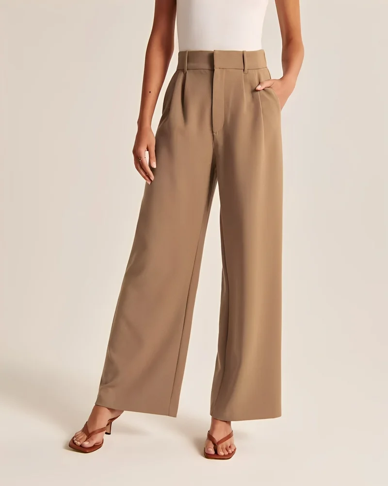 Ruela | Lässige Hose mit hohem Bund