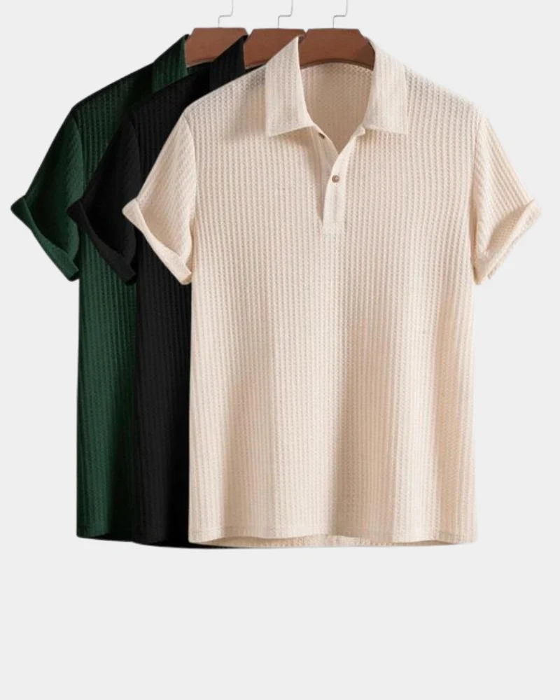 Dane | Lässiges Strick-Poloshirt