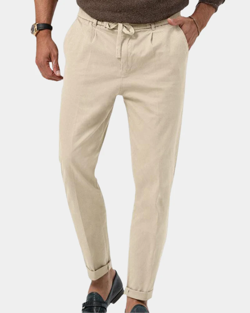 Emyl | Slim-Fit-Bundfaltenhose