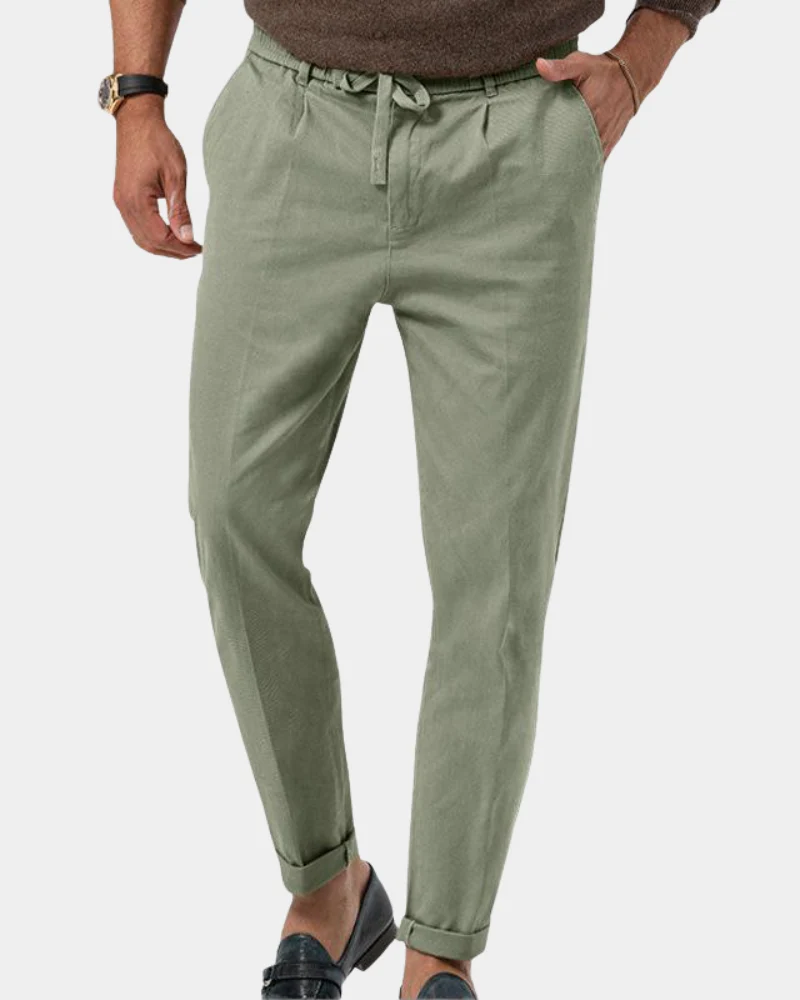 Emyl | Slim-Fit-Bundfaltenhose