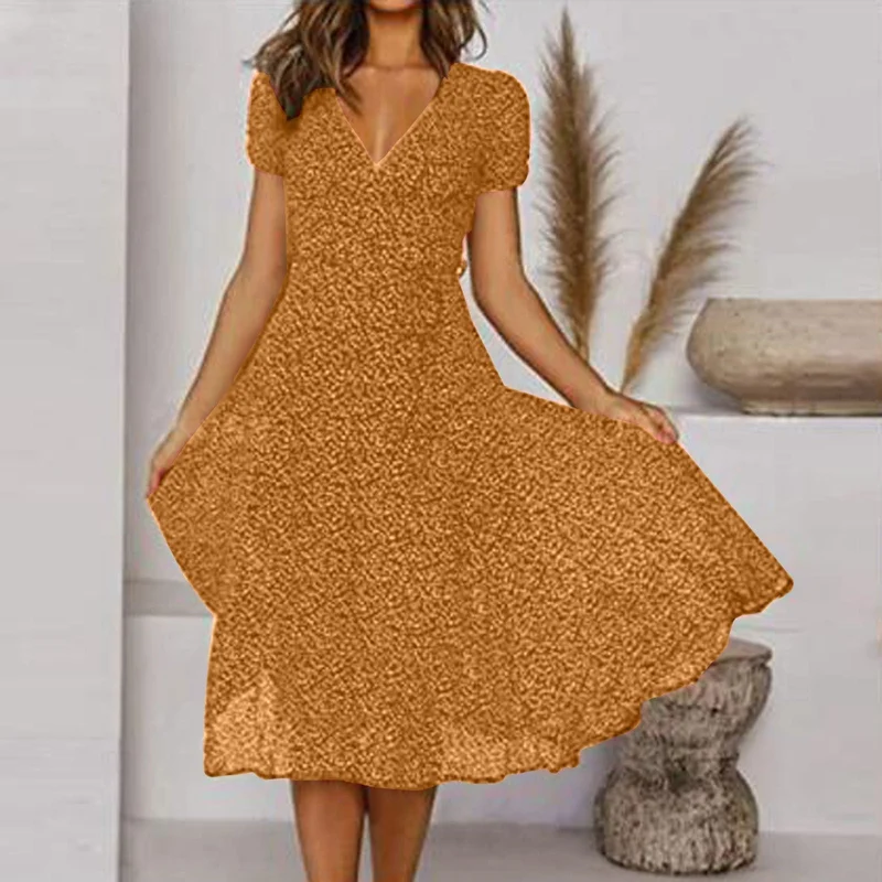 Estrella | Trendiges, lässiges Kleid mit V-Ausschnitt