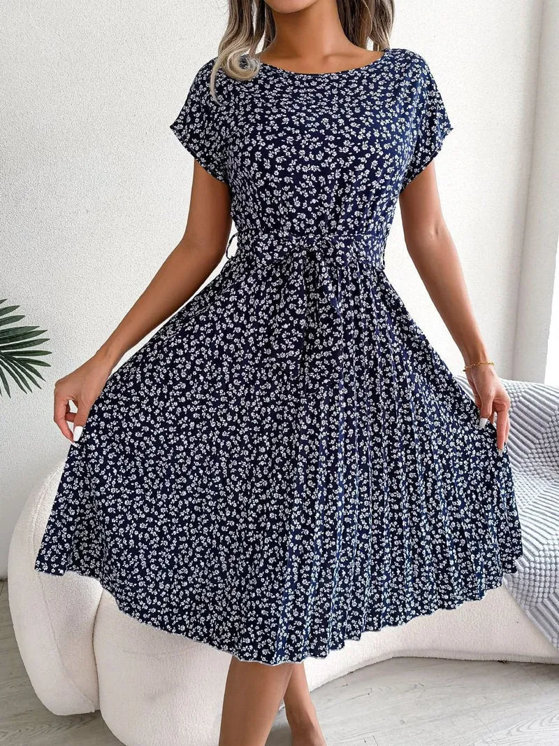 Brianna | Elegantes und lässiges Plisseekleid