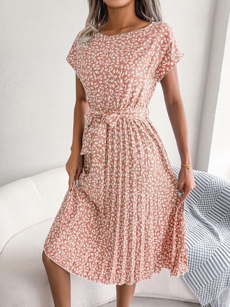 Brianna | Elegantes und lässiges Plisseekleid