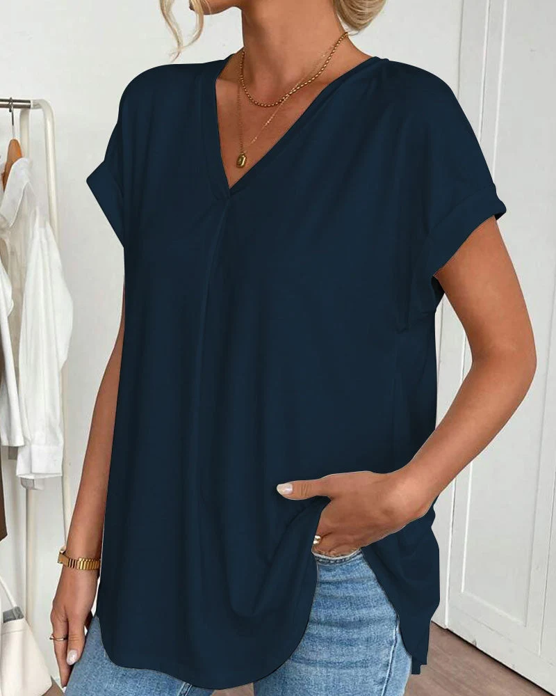 Thea | Elegante Plissee-Tunikabluse