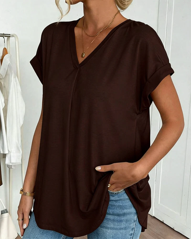 Thea | Elegante Plissee-Tunikabluse
