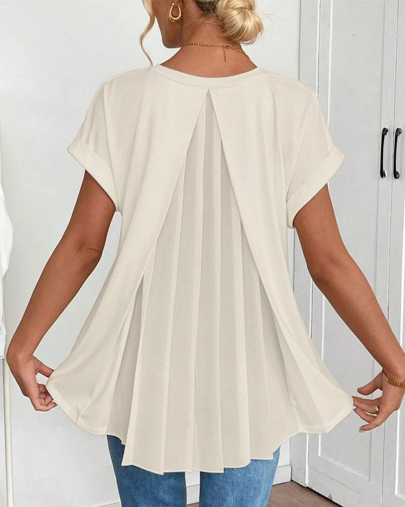 Thea | Elegante Plissee-Tunikabluse