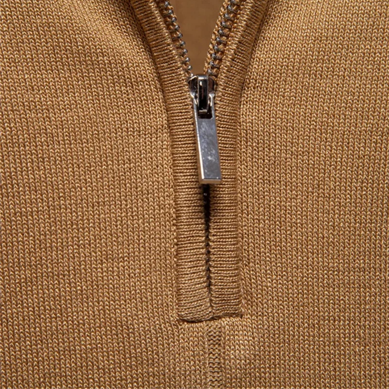 Eric | Klassisches Quarter-Zip-Poloshirt