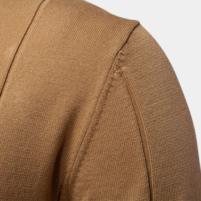 Eric | Klassisches Quarter-Zip-Poloshirt