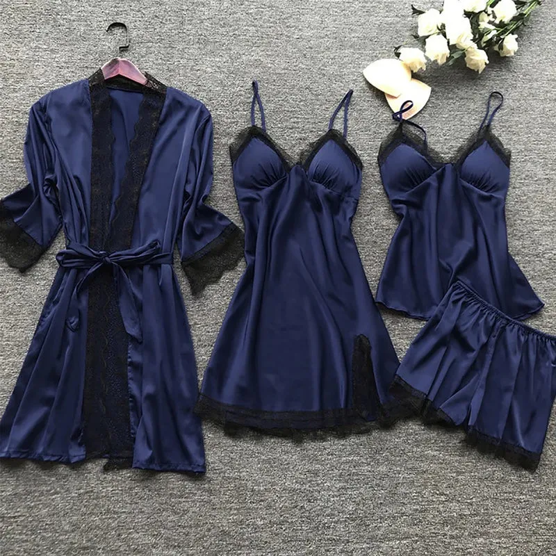 Luna - Schlafanzug-Set mit Spitze