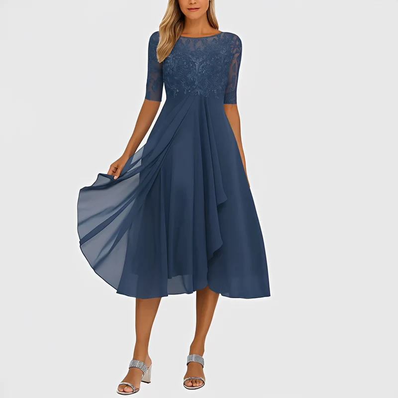Florenz - Elegantes Midi-Kleid