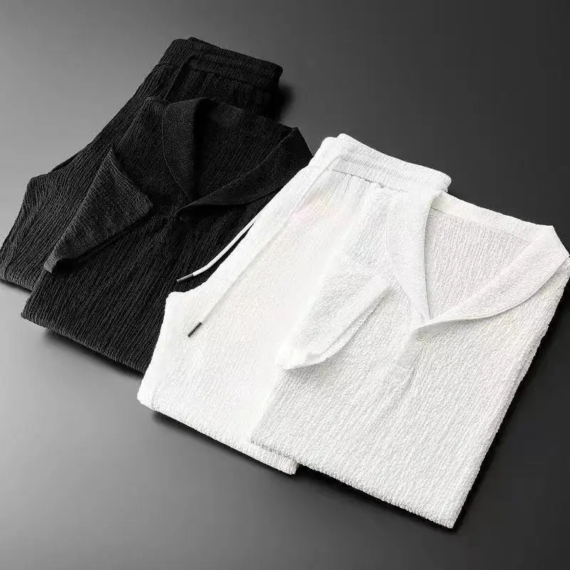 Luca - kurzärmliges Shirt mit Hose und flexiblem Taillenbund