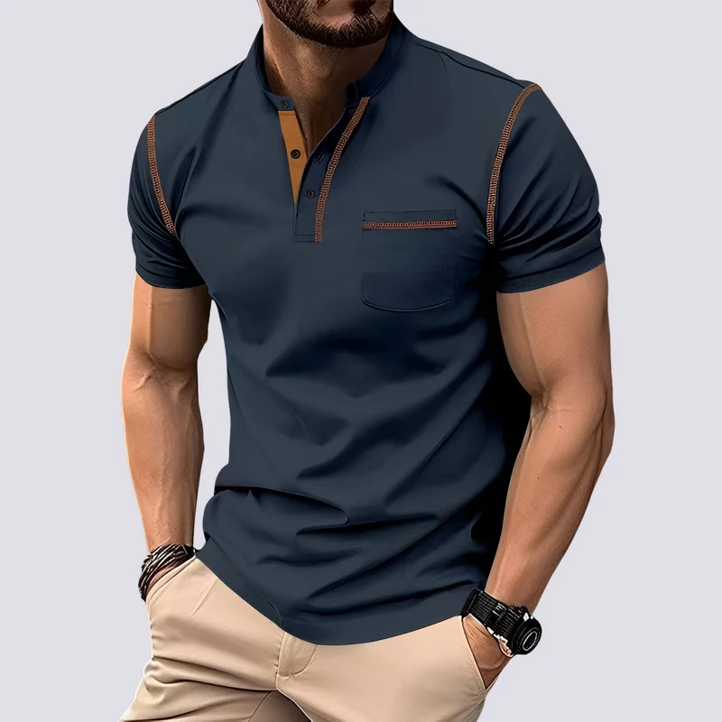 Stefan - Elegantes, luftdurchlässiges Herren-Poloshirt