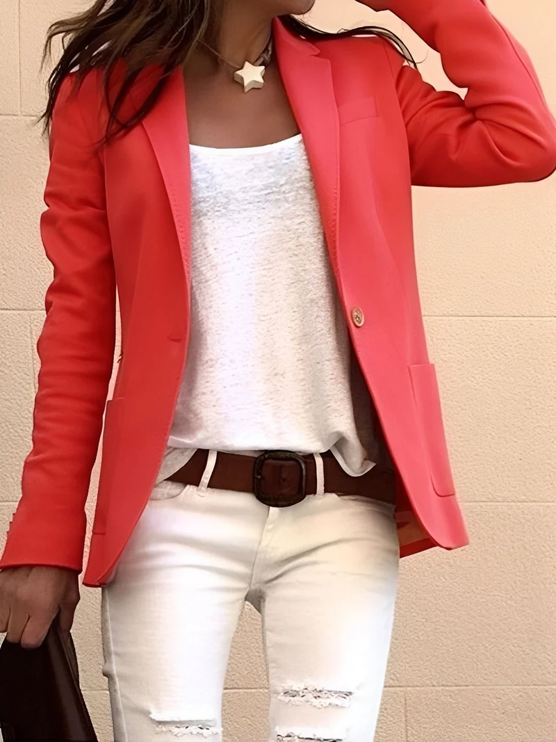 Leonie - Legerer, stilvoller Slim-Fit-Blazer für Damen