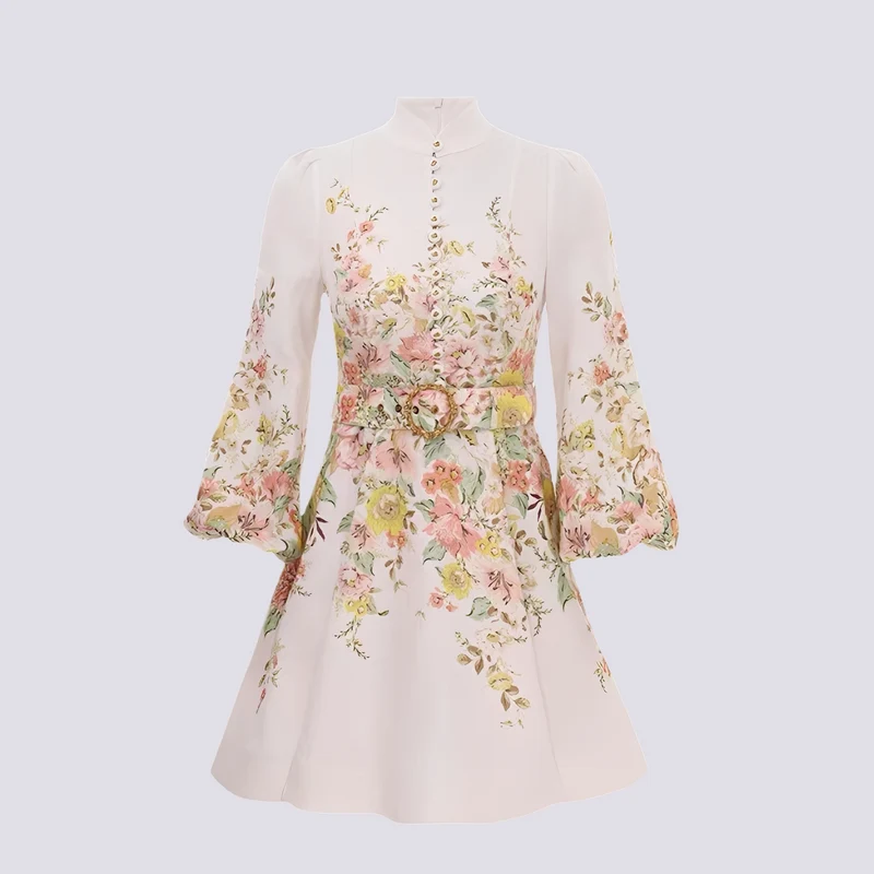 Saskia - Elegantes Minikleid mit Knopfleiste für Damen