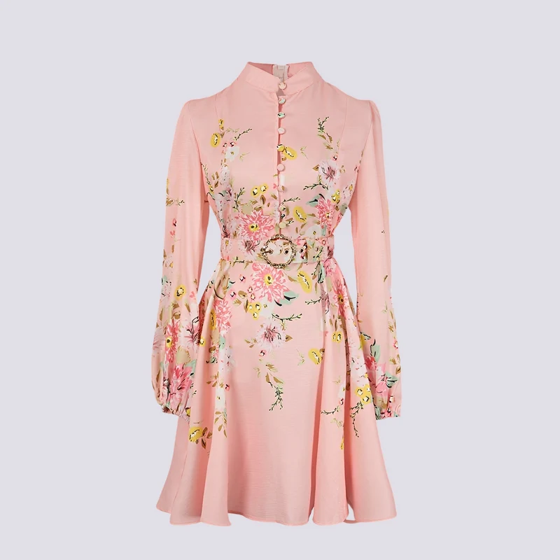 Saskia - Elegantes Minikleid mit Knopfleiste für Damen