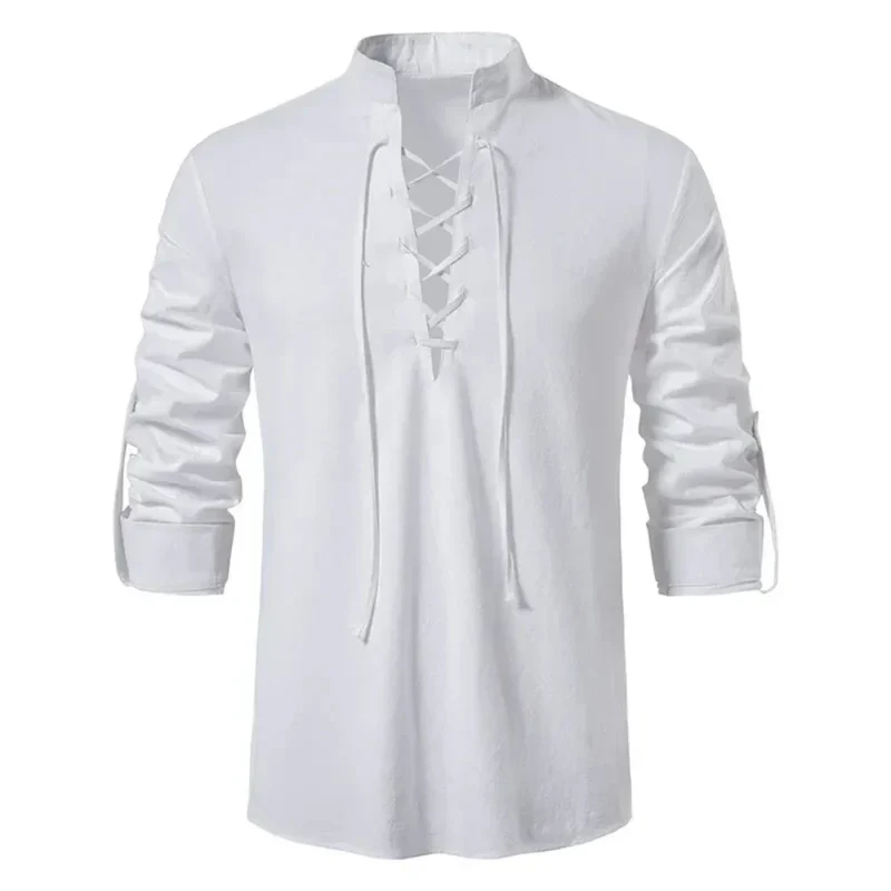 Oliver - Bluse mit langen Ärmeln und Schnürdetails